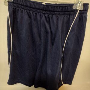 AUGUSTA ADULT SMALL 315022-C NAVY WHITE SHORTS 018